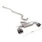 Tramo intermedio acero inox + Escape trasero doble AUDI A3 (Typ 8Y - GY) Sportback 45TFSIe (110 - 180kW) 2020 - 2024