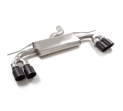 Silencioso trasero doble en acero inox Sport Line Black Audi A3 (Typ 8Y - GY) Sportback 40TFSI Quattro (140kW) 2021 - 2024