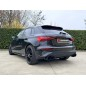 Silencioso trasero doble en acero inox Sport Line Black Audi A3 (Typ 8Y - GY) Sportback 40TFSI Quattro (140kW) 2021 - 2024