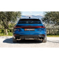 Escape trasero doble en acero inox Audi S5 (Typ FU) 3.0TFSI Quattro (270kW) 2024 - Hoy