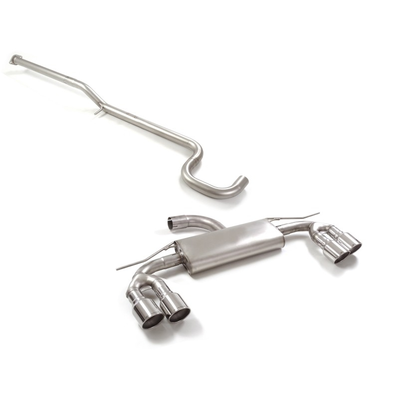 Tramo intermedio en acero inox + Silencioso trasero en acero inox Cupra Formentor (KM) 2020 VZ 1.4 E-Hybrid (180kW) 2021 - 2024