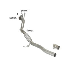 Tramo supresor catalizador + Tramo supresor FAP Volkswagen Passat Mk6 (typ 3C - B6 / B7) 2005 2.0TDi (103kW) 2011 - 2014
