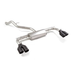 Escape trasero doble en acero inox Cupra Leon (KL) 1.5TSI - 1.5 ETSI (110kW) 2020 - 07/2024