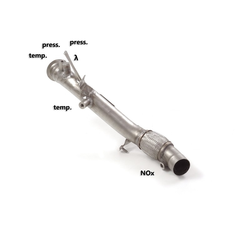 Tramo supresor catalizador + Tramo supresor filtro antipartículas BMW Serie 1 F21 116d (85kW - B37) 07/2018 - 2019
