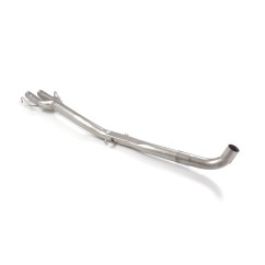 Tubo centrale Gr.N senza silenziatore inox Alfa Romeo 75 KAT. 2.5 V6 Q.ORO/MILANO - 3.0I V6 1988 - 1993