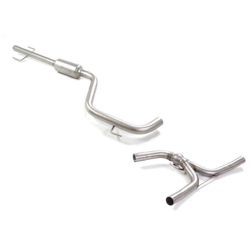 Tramo intermedio con silenciador acero inox Alfa romeo Brera (939) 2.2JTS 01/2006 - 10/2010