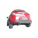 Silencioso trasero Ragazzon en acero inox Alfa Romeo MiTo(955) 1.3 JTDM (66KW) 09/2008 - 2010