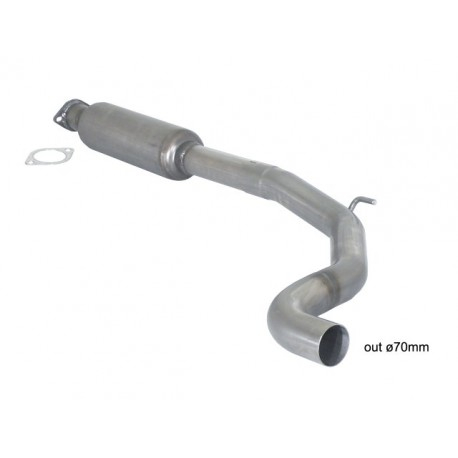 Centrale inox - Linea maggiorata Abarth Grande Punto + Evo 1.4 TJET Kit Esseesse (132kW) Ø70mm 10/2007 - Oggi