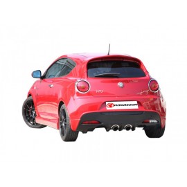 Silencioso trasero en acero inox Alfa Romeo MiTo(955) 1.3 JTDM (66KW) 09/2008 - 2010 Ragazzon