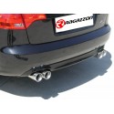 Silencioso trasero doble en acero inox Audi A4 2.0TFSI QUATTRO (147KW) RESTYLING 11/2004 - 11/2007
