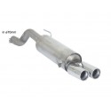Silencioso trasero en acero inox ABARTH Grande Punto 1.4 TJET KIT ESSEESSE (132KW) 10/2007 - Hoy