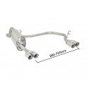 Silencioso trasero doble en acero inox Ragazzon Alfa Romeo MiTo(955) 1.4 (58KW) 09/2008 - 2013
