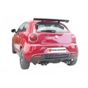 Silencioso trasero doble en acero inox Ragazzon Alfa Romeo MiTo(955) 1.4 (58KW) 09/2008 - 2013