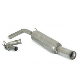 Silencioso trasero grupo N en acero inox Renault Clio 1.8 16V (100KW) 1991- 1996