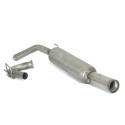 Silencioso trasero grupo N en acero inox Renault Clio 1.8 16V (100KW) 1991- 1996