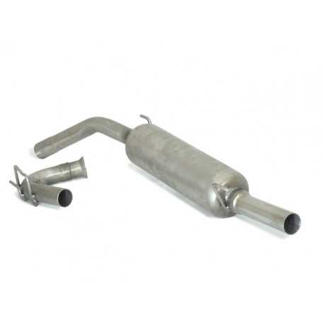 Silencioso trasero Ragazzon grupo N en acero inox Renault Clio 1.8 I 16V KAT. (100KW) 01/1991 - 1996