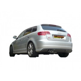 Silencioso trasero en acero inox AUDI S3 SPORTBACK QUATTRO 2.0TFSI (195KW) 2008 - 2012