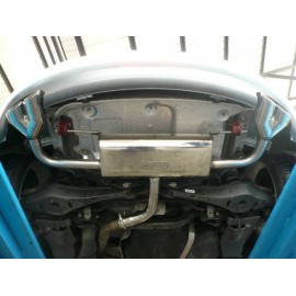 Escape trasero doble en acero inox AUDI TT COUPE 1.8TFSI (118KW) 2008 - 2014