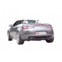 Silencioso trasero doble en acero inox Alfa Romeo SPIDER(939) 3.2JTS V6 - 3.2JTS V6 Q4 06/2006 - 09/2010