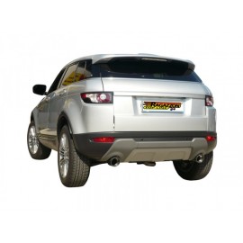 Silencioso trasero doble en acero inox Land Rover Range Rover EVOQUE 2.2 TD4 5 puertas (110KW) 04/2011 - 2015