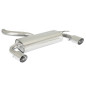 Silencioso trasero doble en acero inox Ragazzon VOLVO C30 2.5 T5 10/2006 - 2013