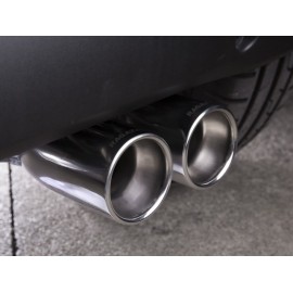 Silencioso trasero doble en acero inox SMART FORTWO 0.9 (66KW) 2014 - Hoy