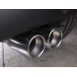Silencioso trasero doble en acero inox SMART FORTWO 1.0 (45KW) 2015 - Hoy