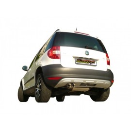 Escape trasero en acero inox Ragazzon SKODA YETI 1.4TSI (90KW) 2011 - Hoy