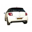 Silencioso trasero en acero inox Citroën DS3 1.6 TURBO THP (115KW) 03/2010 - Hoy