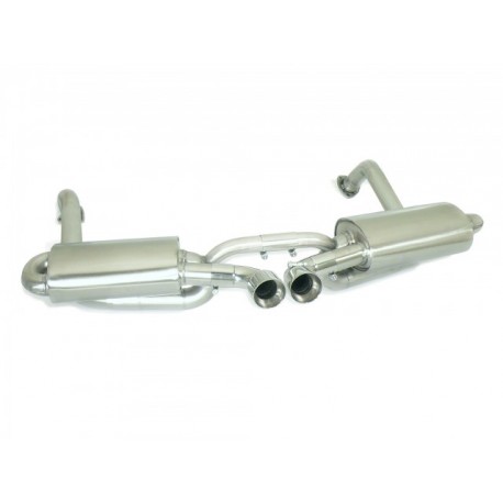 Tramo sustitución catalizador acero inox + Escape trasero PORSCHE CAYMAN 2.7I (180KW) 2006 - 2008