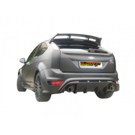 Silencioso trasero doble en acero inox FORD FOCUS II RS500 2.5 TURBO (257KW) 2010 - 2011