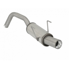 Silencioso trasero en acero inox grupo N con salida redonda 80 mm  FORD KA 1.3 TDCI DPF (55KW) 01/2009 - 2015