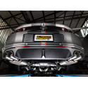 Silencioso intermedio + Silencioso trasero en acero inox Ford Mustang V 5.0 V8 (307KW) 2011 - 2015
