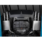Silencioso intermedio + Silencioso trasero en acero inox Ford Mustang V 5.0 V8 (307KW) 2011 - 2015