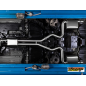 Tramo intermedio + Silencioso trasero doble en acero inox Ford Mustang VI Coupé 2.3I ECOBOOST (233 / 213KW) 2015 - 2020