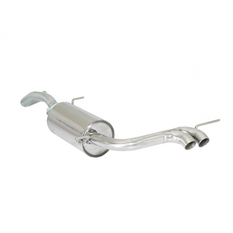 Silencioso trasero en acero inox Seat Ibiza IV(6J) CUPRA SC 1.4TSI  (132KW) 10/2008 - 2015