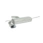 Silencioso trasero en acero inox Seat leon II 1.6 16V (75KW) - 2.0 FSI (110KW) 09/2005 - 2013