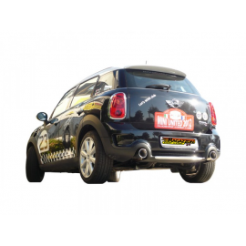 Silencioso trasero doble en acero inox  MINI COUNTRYMAN R60 ALL4 1.6 COOPER S (135KW) 2010 - Hoy