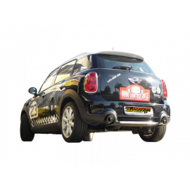 Escape trasero doble en acero inox Ragazzon MINI COUNTRYMAN R60 ALL4 1.6 COOPER S (135KW) 2010 - Hoy