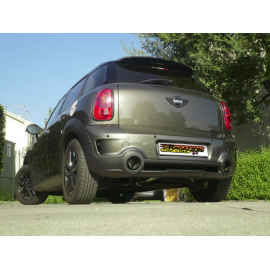 Silencioso trasero Ragazzon doble en acero inox MINI R60 COUNTRYMAN ALL4 2.0D COOPER SD (105KW) 2011 - Hoy