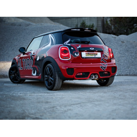 Silencieux arrière en inox avec Valve 2 sortie ronde 90mm MINI COOPER F56 S 2.0 (141KW) 2014 - AUJOURD'HUI