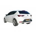 Silencioso trasero en acero inox Seat Leon III (5F) FR 2.0 TDI (110KW) 2013 - hoy