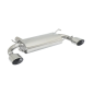 Escape trasero doble en acero inox SUBARU Impreza 2.5I WRX STI (221KW) 5puertas 2008 - 2011