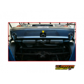 Silencioso trasero doble en acero inox LANCIA DELTA 2.0 TURBO HF INTEGRALE 16V (144 / 147KW) 1989 - 1991