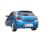 Escape trasero en acero inox OPEL ASTRA H OPC 2.0 16V (177KW) 2006 - 2011