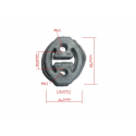 Anillo de goma para sistema de escape - Ragazzon