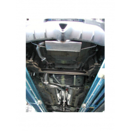 Silencieux arrière en inox 1 sortie ronde 60mm OPEL CORSA D 1.6 TURBO OPC 141KW (TYP FG11) 09/2006 - 2010