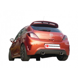 Escape trasero doble en acero inox OPEL CORSA D 1.6 TURBO OPC NÜRBURGRING (155KW) 2011 - 2014