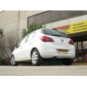 Silencioso trasero en acero inox salida ovalada OPEL CORSA E 1.2 (51KW) 11/2014 - Hoy