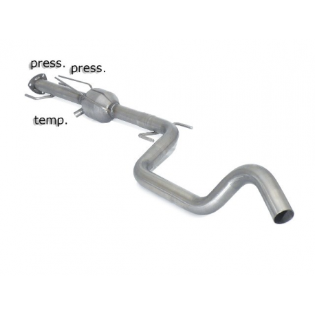 Catalizador deportivo + tramo supresor filtro antipartículas OPEL ZAFIRA 1.9CDTI DPF (74KW) 09/2005 - 12/2008